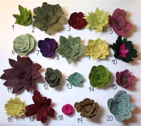 Jeraphotodesign Felt Flowers Diy Felt Succulents Felt Crafts