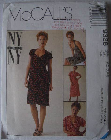 Mccalls Vintage Ny Ny Collection Sewing Pattern Halter Style Etsy