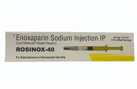 Rosinox Mg At Rs Vial Enoxaparin Sodium Injection In New Delhi