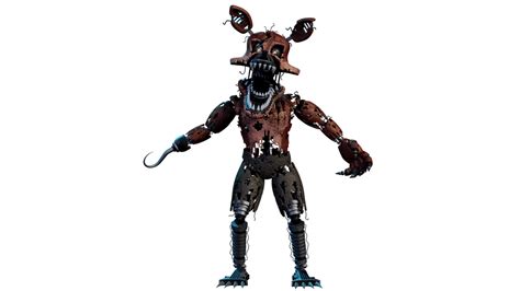 Nightmare Foxy Png By Officialajp On Deviantart