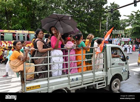 Kolkata Bengala Occidental India 21st De Julio De 2022 Toda La