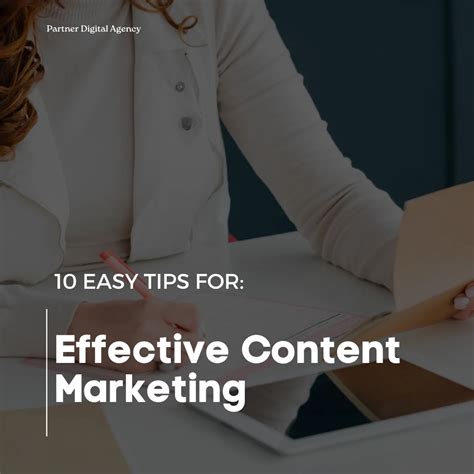 10 Easy Tips For Effective Content Marketing Partner