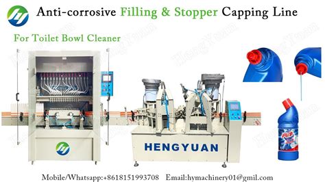 Automatic Anti Corrosive Filling Stopper Capping Machine Toilet Bowl