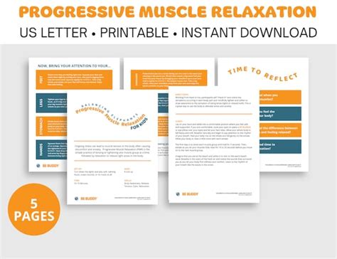 Progressive Muscle Relaxation Script for Kids - Etsy