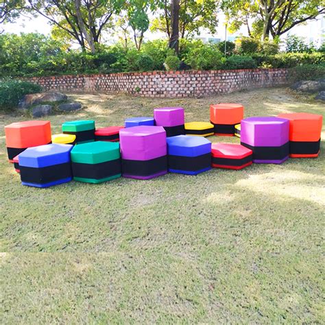 6 Pcs Hexagon Balance Stepping Stones Toy Set Ploma