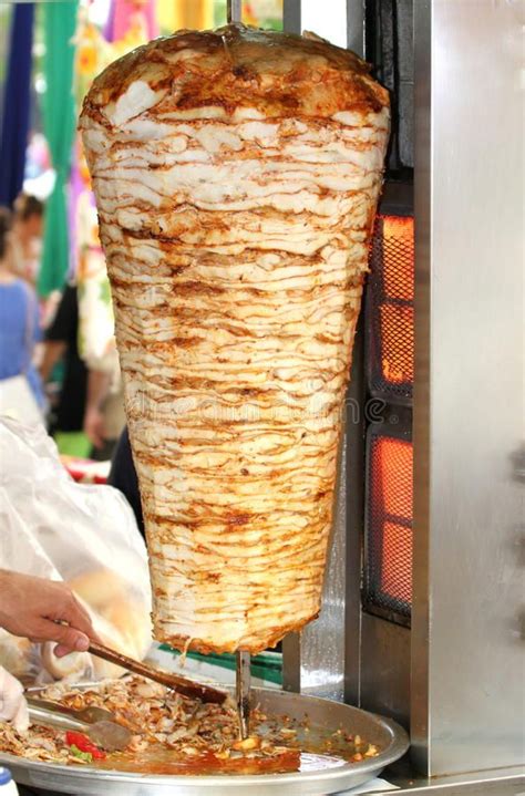 Turkish doner kebab. ( chicken doner ) royalty free stock photography | Chicken doner, Turkish ...