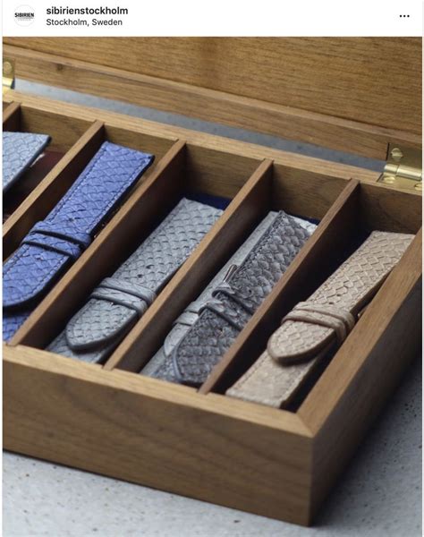 Watch Strap Box In 2024 Watch Strap Leather Watch Bands Watch Bands