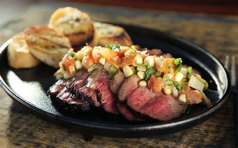 Reverse Seared Tri Tip With Smoked Tomato Salsa