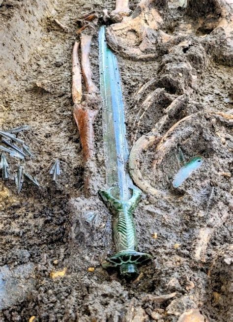 Daily Timewaster Archaeologists Find 3000 Year Old Sword So Well