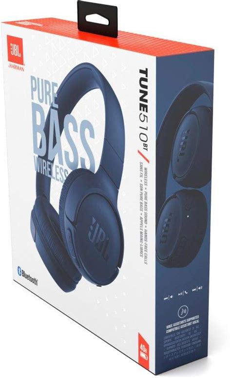 JBL Tune 510 BT Blue Wireless Headphones Kytary Ie