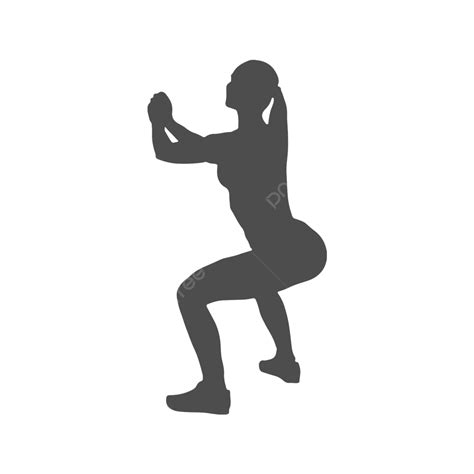 Back Squat Silhouette