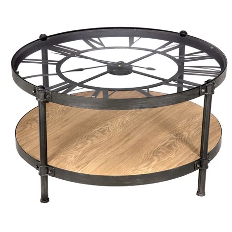 Table basse chrono Danik D90 cm Atmosphera créateur d intérieur