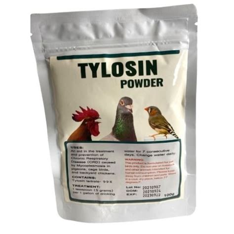 Tylosin Powder for Birds and pigeon 100g