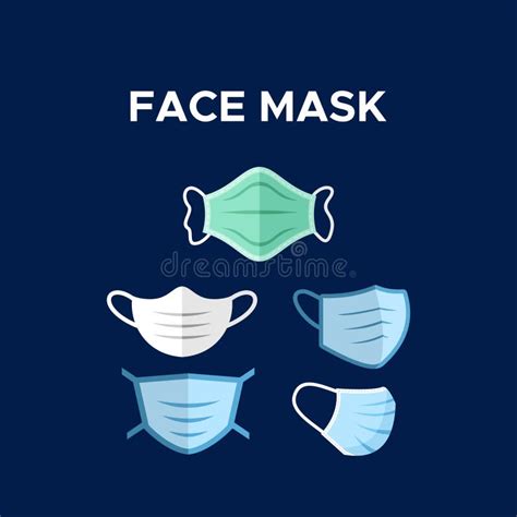 Face Mask Protection Efficiency Infographic Stock Vector Illustration Of Concept Filter