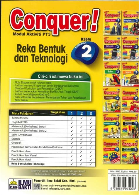 Buku Conquer Rbt Tingkatan 1 Jawapan Buku Conquer Rbt Tingkatan 1