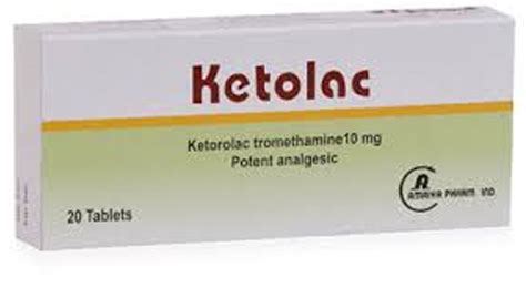 Toradol Ketorolac Anti Allergy