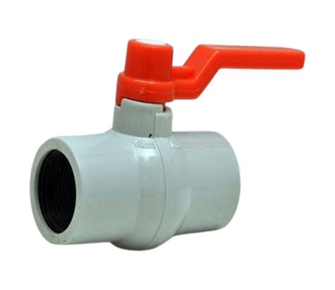 White Threaded End Pvc Ball Valve Valve Size 2 Inch At Rs 30piece In Ahmedabad