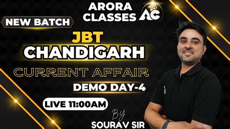 Chandigarh JBT Exam Preparation Current Affairs Class Day 4 Live