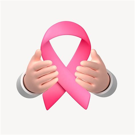 3d Breast Cancer Ribbon Element Free Photo Illustration Rawpixel