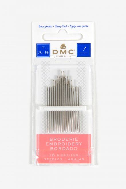 Dmc Embroidery Needles Size Needles Dmc