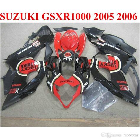 Complete ABS Bodykits Set For SUZUKI 2005 2006 GSXR1000 K5 K6 Red And