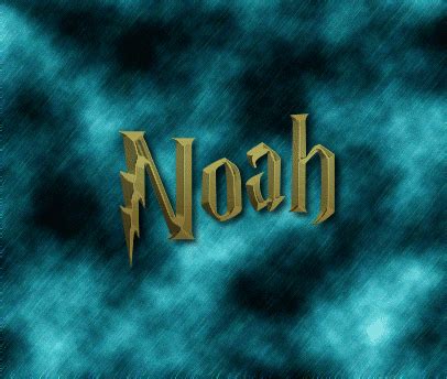 Noah Logo | Free Name Design Tool from Flaming Text