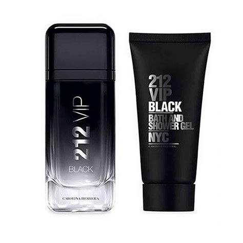 Kit Masculino Carolina Herrera Vip Black Men Eau De Parfum