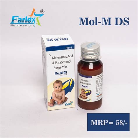 Mefenamic Acid 100mg Paracetamol 250mg Sunpension At Rs 58 Bottle