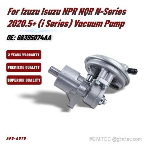 For Isuzu NPR Vacuum Pump 2020 5 Style NEW 290KT00030 8975481860