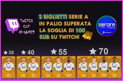 Sorare Italia Twitch Cup Edizione Sorare Italia