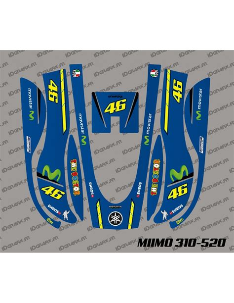 Sticker Rossi Gp Edition Robot Rasaerba Honda Miimo Idg