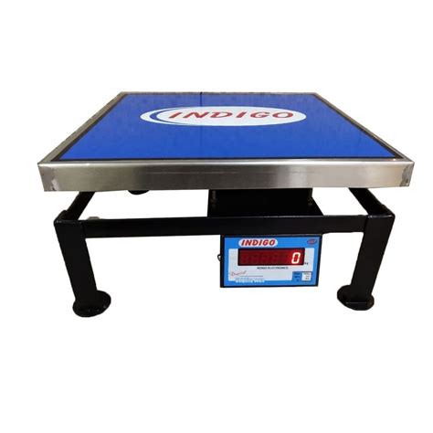 Indigo Mild Steel And Stainless Steel 100kg Digital Electronic Weighing