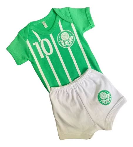 Body Bebe Mesversario Infantil Tematico Futebol Palmeiras MercadoLivre