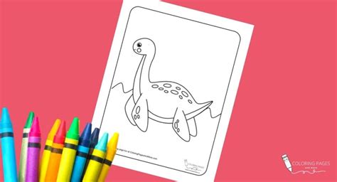 Free Loch Ness Monster Coloring Page Coloring Pages And More