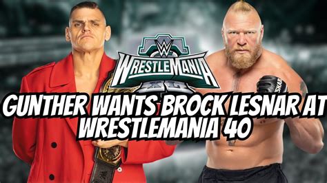 Gunther Says Brock Lesnar Is The Perfect Opponent For Him At