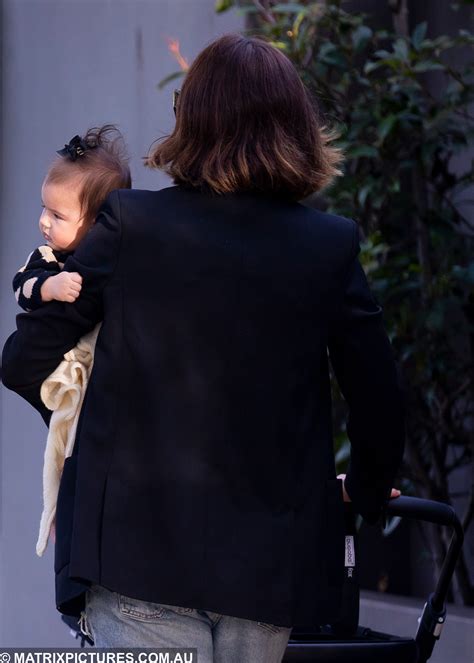 Jesinta Franklin And Baby Daughter Tullulah Enjoy A Stroll Around