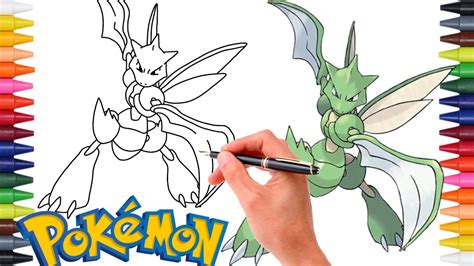 Comment Dessiner Le Pok Mon Ins Cateur Scyther Facilement