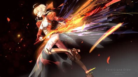 Fate Saber Digital Wallpaper Fategrand Order Saber Extra Hd
