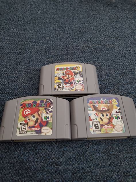 Mario Party 123 For Nintendo 64 Etsy