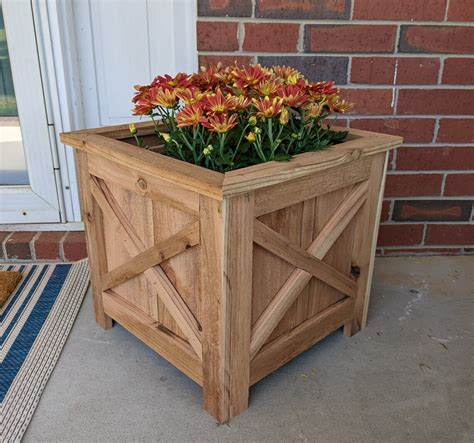 Custom Cedar Planter Boxes Farmhouse Planter Etsy