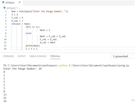 Fibonacci Program In Python