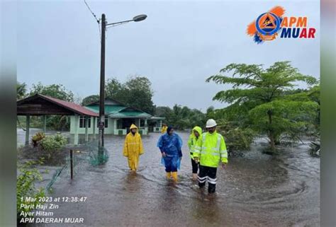 Mangsa Banjir Johor Meningkat Kepada 9 807 Tangkak Daerah Terbaharu