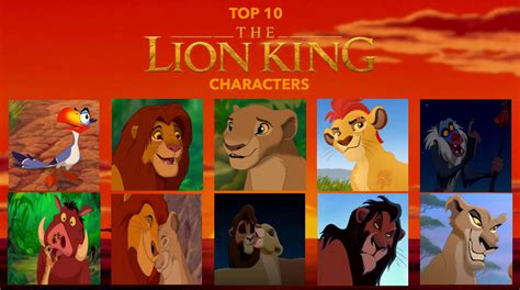 My Top 10 Lion King Characters by Octopus1212 on DeviantArt