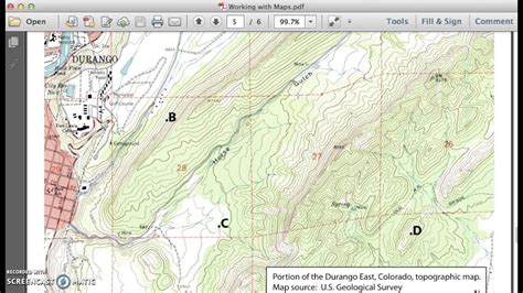 How To Read Contours On A Topographic Map YouTube