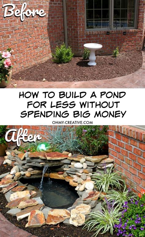 How To Build A Beautiful Pond For Less Ohmy Creative Pond