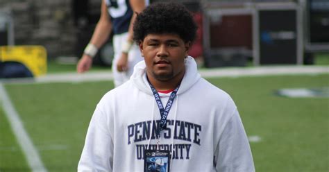 Penn State Defensive Line Recruit Deyvid Palepale Locks In Two Official Visits Following Busy