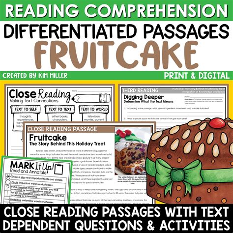 Christmas Differentiated Reading Comprehension Passages Leveled Reading