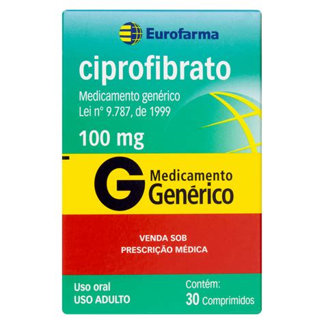 Ciprofibrato Mg Comprimidos Eurofarma