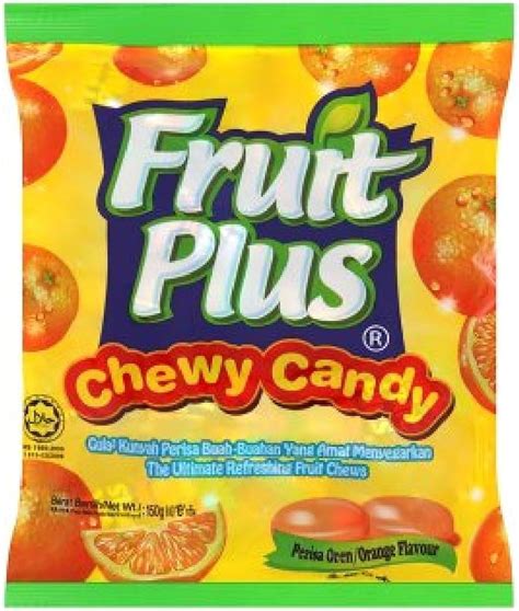 Fruit Plus Chewy Candy Orange Flavour 150g Kandy House