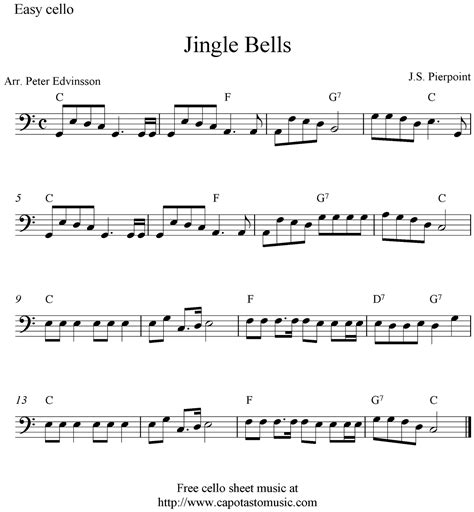 Printable Jingle Bells Sheet Music